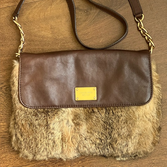 Michael Kors - Rabbit Fur Vintage Crossbody Bag - Picture 1 of 9
